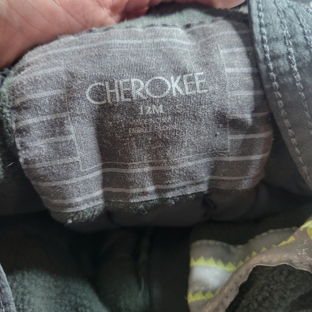 Cherokee baby snowbibs overalls black‎ 12M - Picture 5 of 5